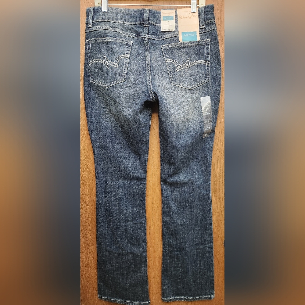 Wrangler Women's Boot Cut Jeans - Dark Blue